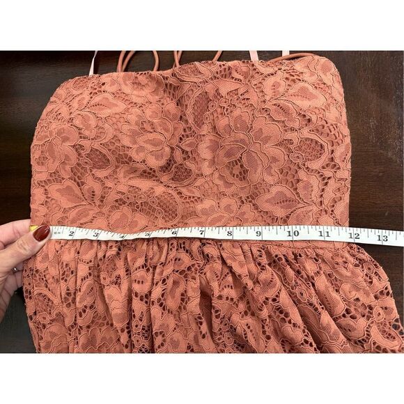 BHLDN (Anthropology) Zoe Open-Back Lace Midi Dress MSRP $248 - Picture 12 of 12